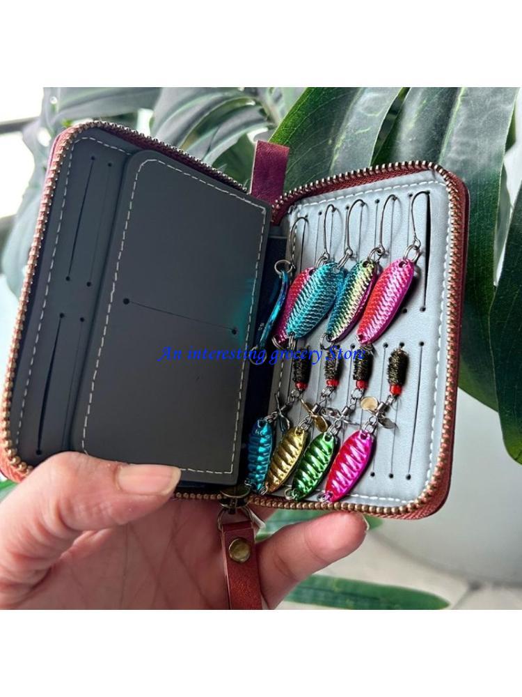 Fishing Lure Spoon - 652D Small Spoon Baits Wallet Portable