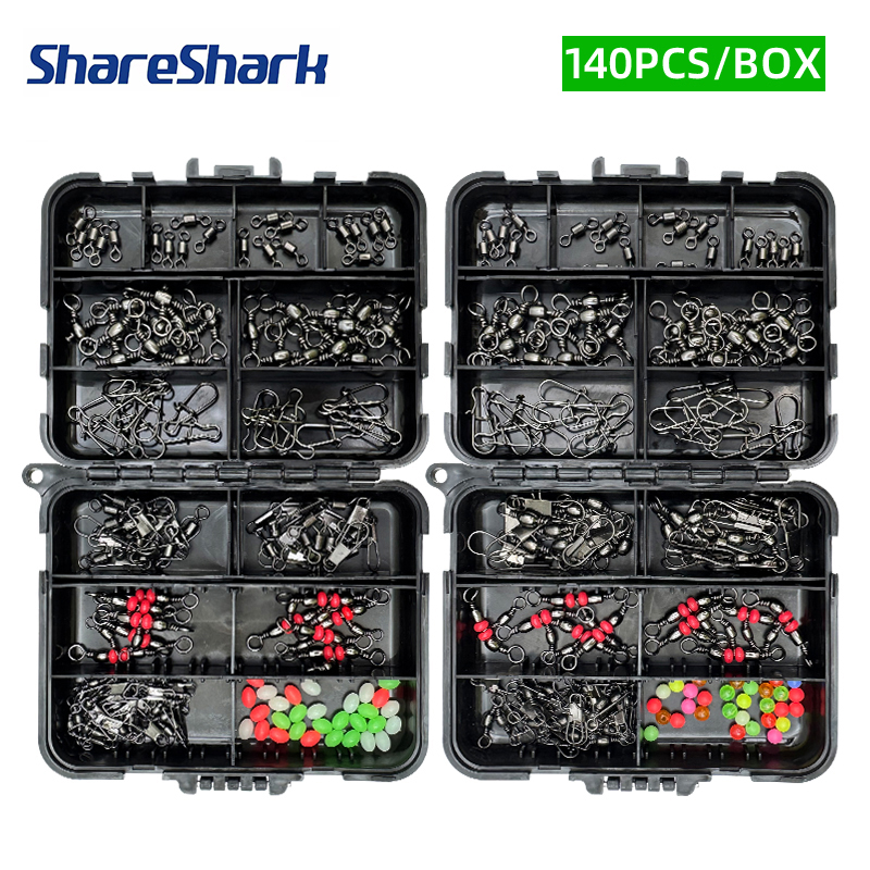 ShareShark 140Pcs fishing acce – Fishing Lure Box Bewertung und Preis