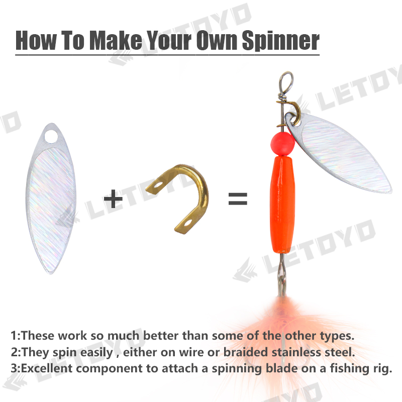 LETOYO 100pcs Folded Clevises  – Fishing Lure Making Kit Bewertung und Preis