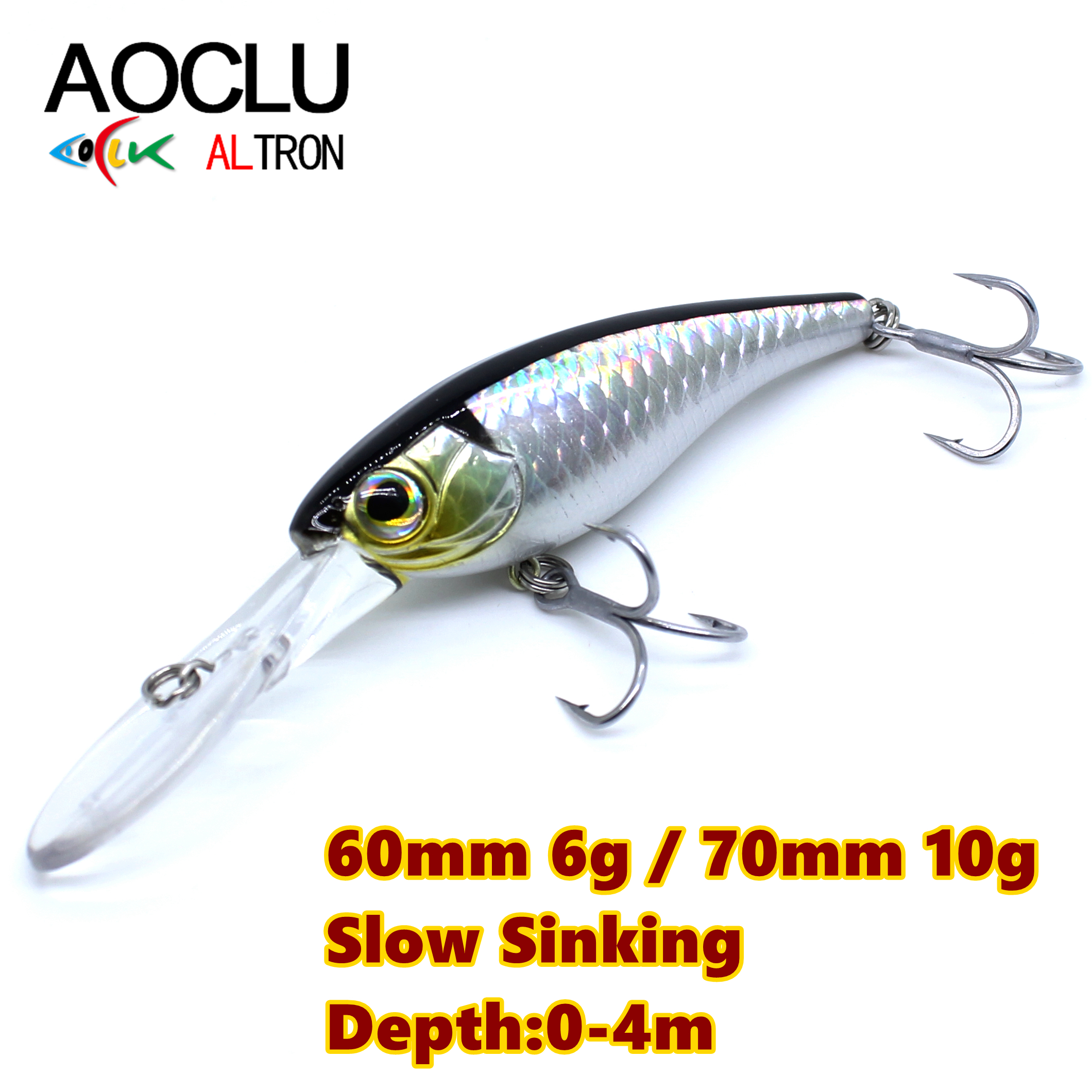 AOCLU Slow Sinking Crankbait M – Fishing Lure Jerkbait Bewertung und Preis