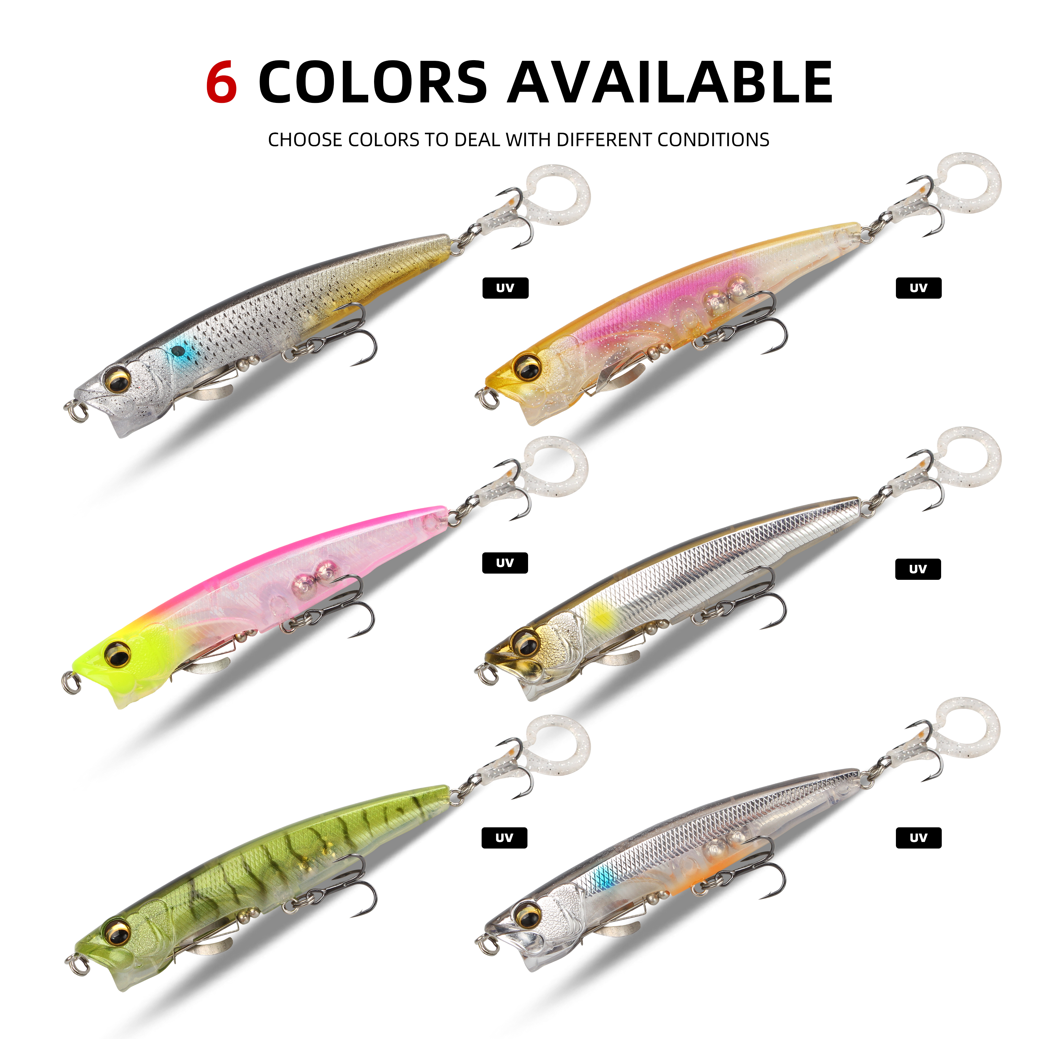 LETOYO 90mm 75mm Pencil Popper – Fishing Lure Popper Bewertung und Preis