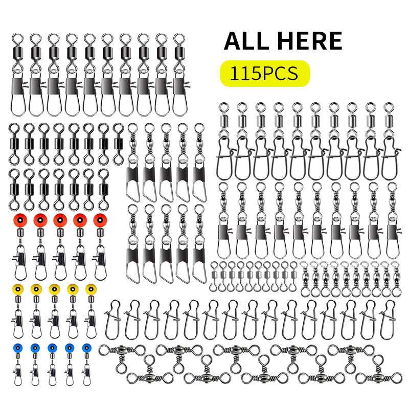 115pcs Fishing Swivel Connecto – Fishing Lure Making Kit Bewertung und Preis