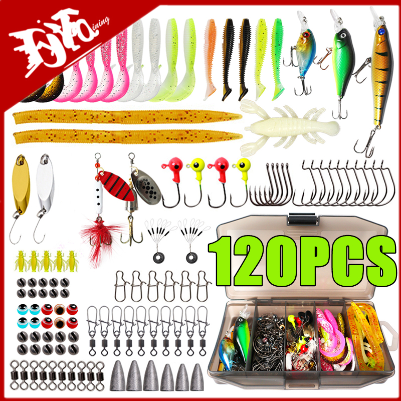 New 120PCS Fishing Lure Set So – Fishing Lure Making Kit Bewertung und Preis