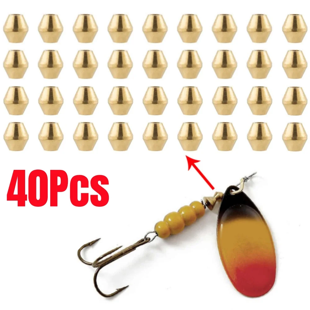 40pcs DIY Lure Brass Fishing B – Fishing Lure Spinnerbait Bewertung und Preis