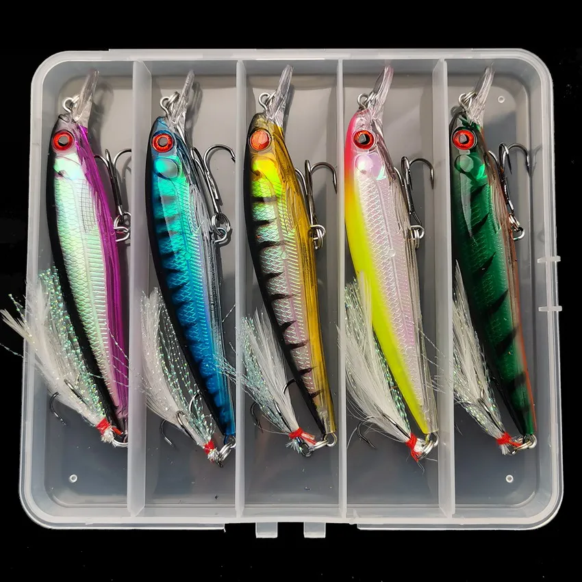 5pcs/box Laser 3D Eyes Bionic  – Fishing Lure Box Bewertung und Preis