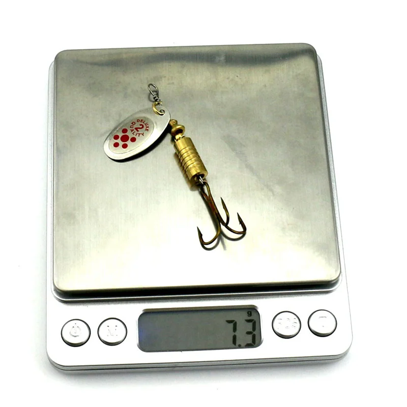 1PCS Metal Plating Spinner Bai – Fishing Lure Spoon Bewertung und Preis