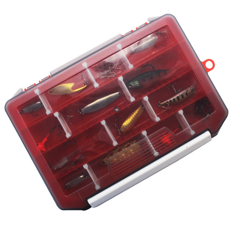 Six color single-layer inserte – Fishing Lure Box Bewertung und Preis