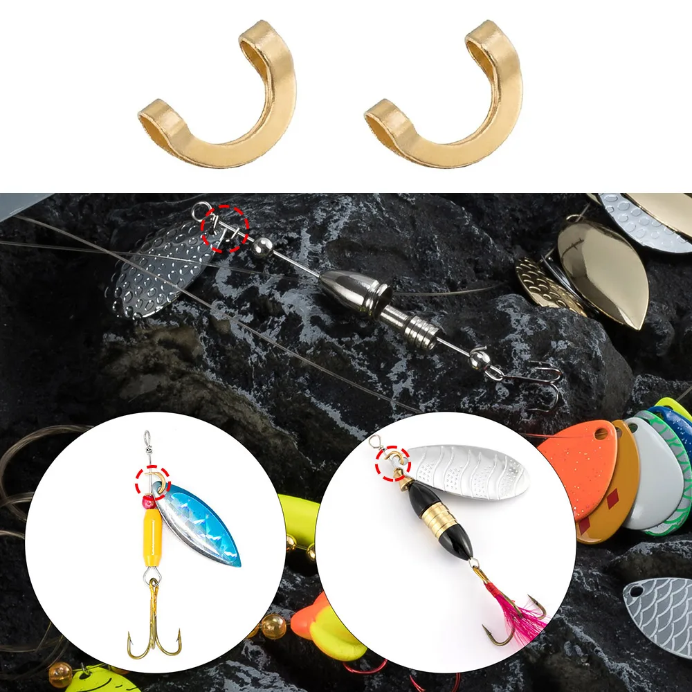 100pcs Fishing U Shaped Fixed  – Fishing Lure Spinnerbait Bewertung und Preis